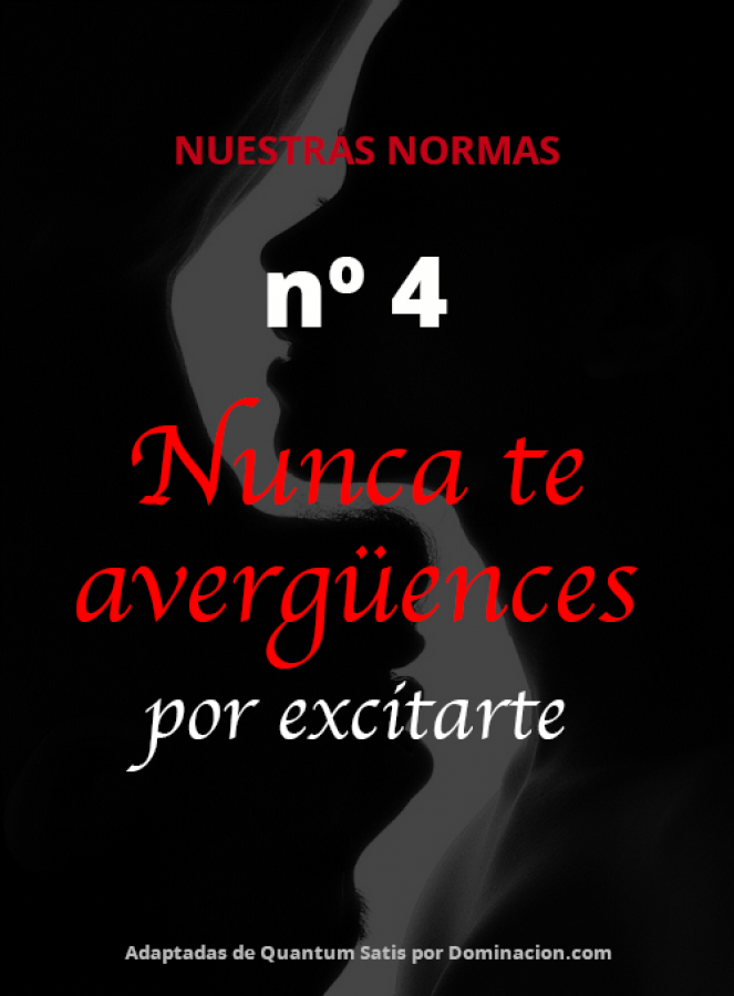 Nunca te avergüences por excitarte