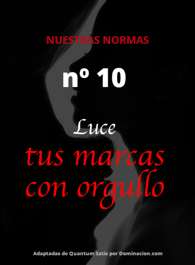 Nuestras normas: Luce tus marcas con orgullo