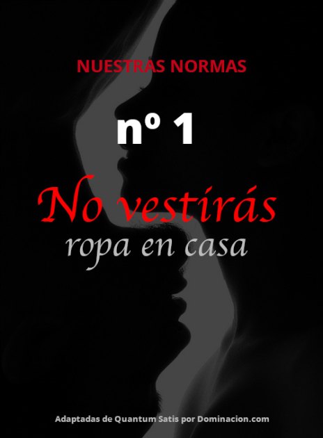 No vestirás ropa en casa