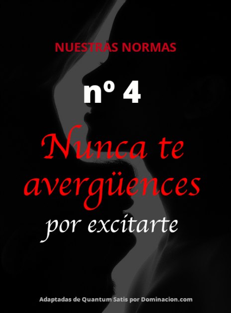 Nunca te avergüences por excitarte