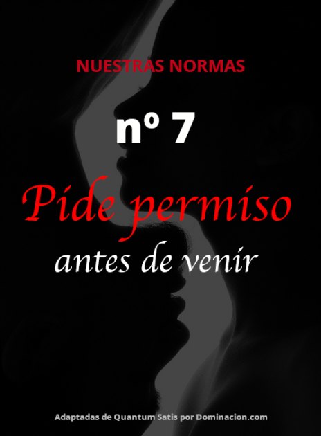  Pide permiso antes de venir